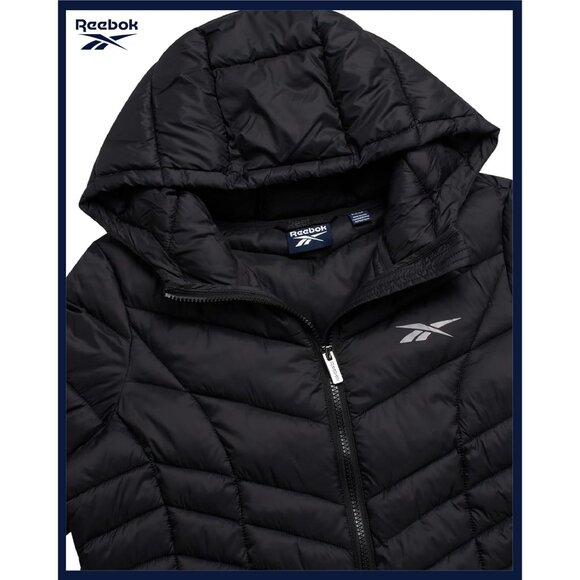 Women's Long Puffer Coat Quilted Winter Jacket Plus Size 1X-3X Packable - Picture 5 of 7